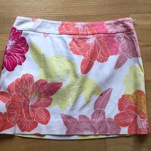 Express Floral Skirt